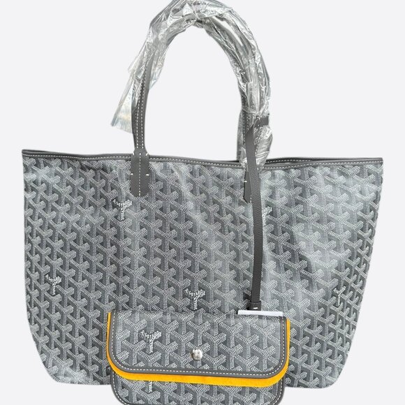 Goyard Grey St. Louis Tote Bag - Picture 1 of 6